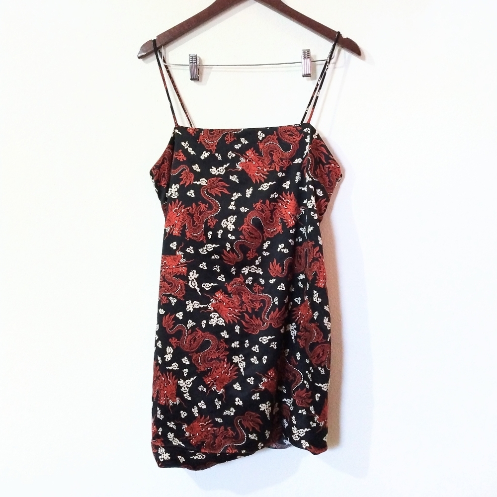 Zara large dragon minidress